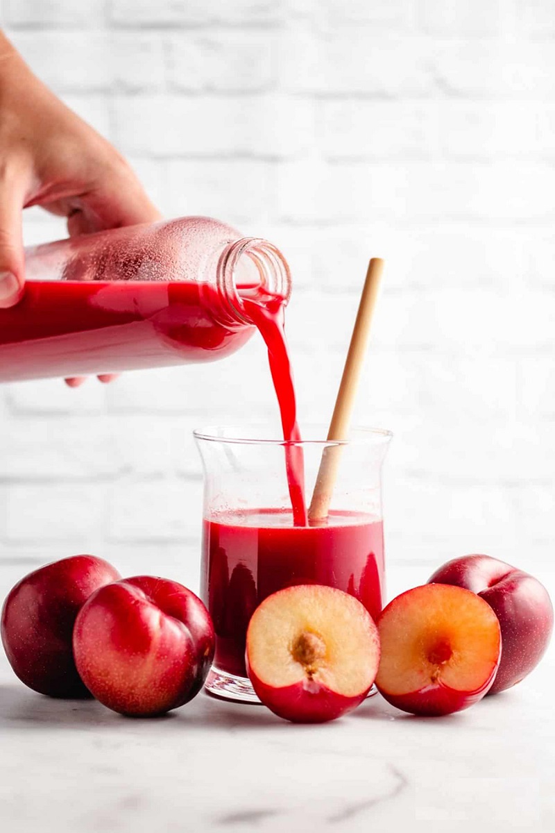 Chế biến nước ép mận