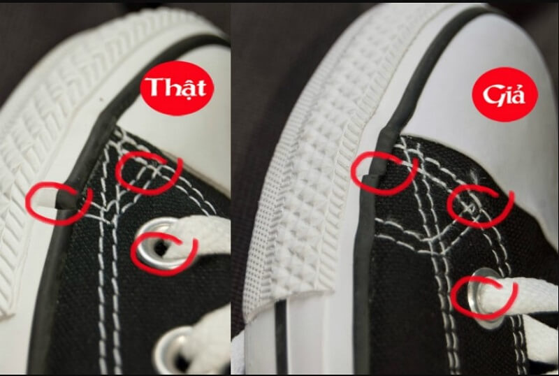 Cách nhận biết giày real và fake
