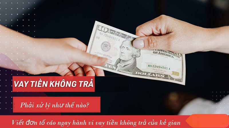 Cách soạn đơn tố cáo hành vi quỵt nợ