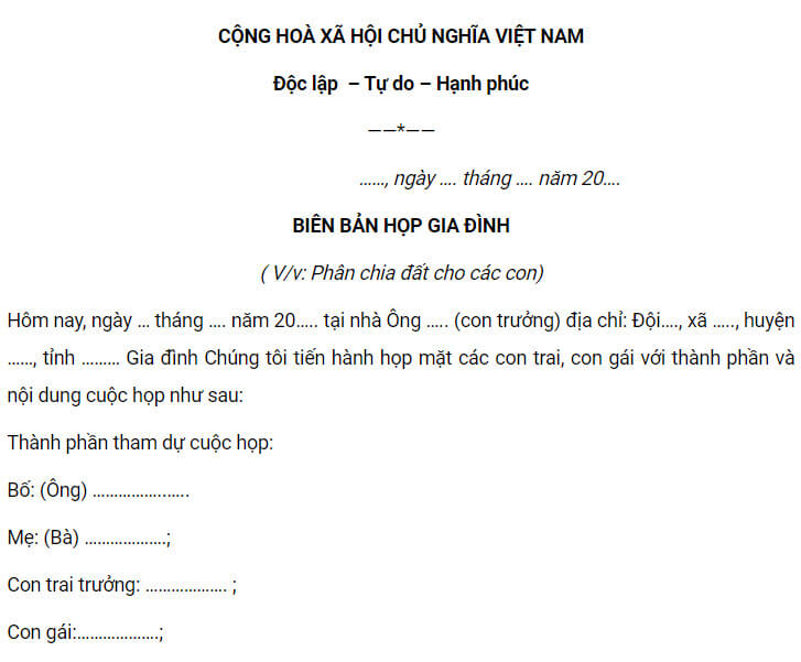 Một số thông tin cần thiết trong phần mở đầu