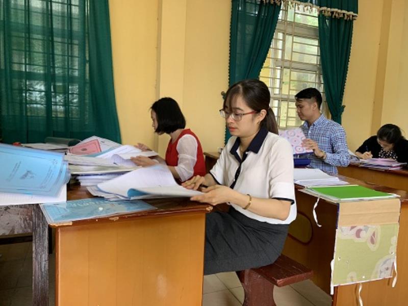 Cách viết biên bản kiểm tra hồ sơ giáo viên