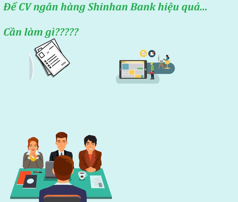 Cách viết CV ứng tuyển việc làm Shinhan Bank