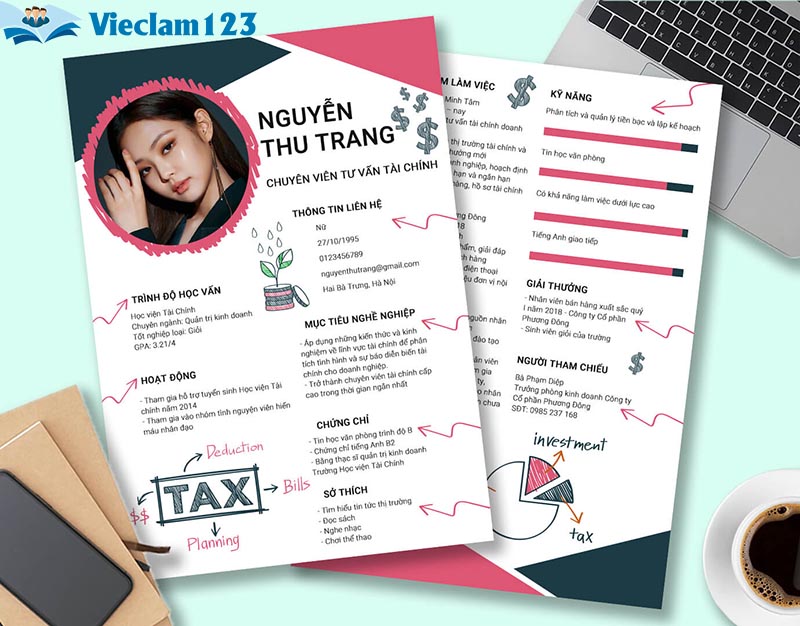 Cách viết CV xin việc tài chính