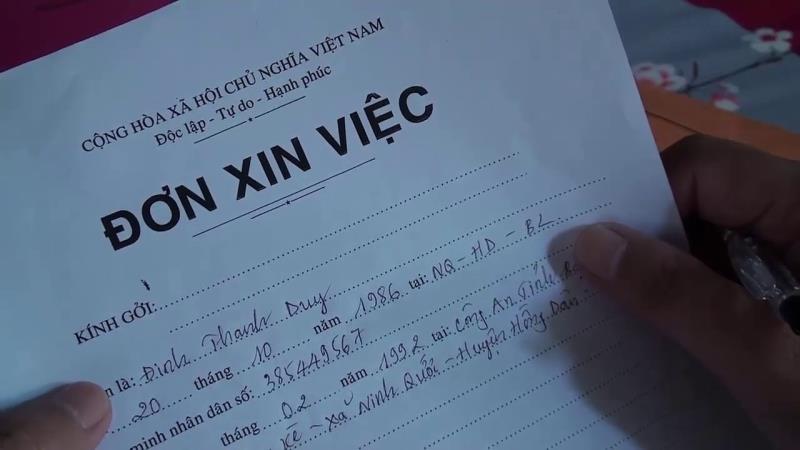 Cách viết phần kết đơn xin việc viết tay cho vị trí bán hàng