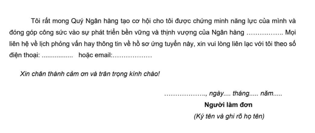 Cách viết kết đơn