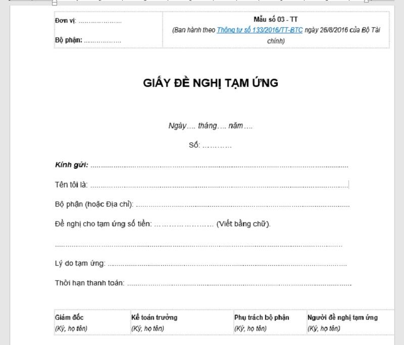 Tìm hiểu trách nhiệm cụ thể khi viết giấy Đề nghị thanh toán