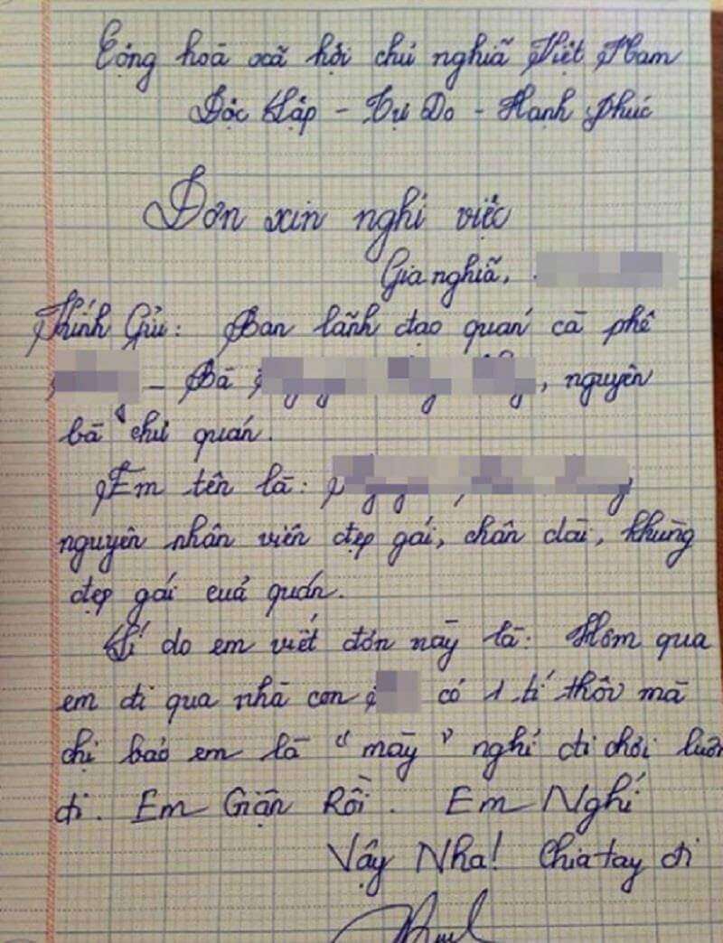 Viết đơn nghỉ việc vì nằm mơ bị sếp “mắng”