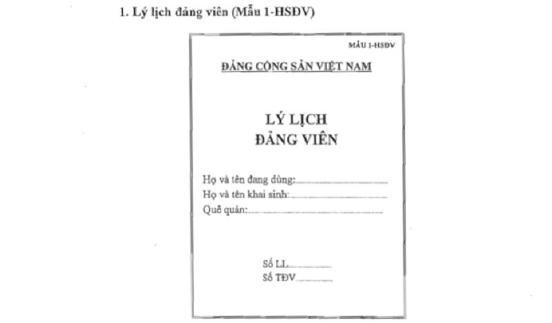 Thái độ chính trị trong sơ yếu lý lịch chi tiết