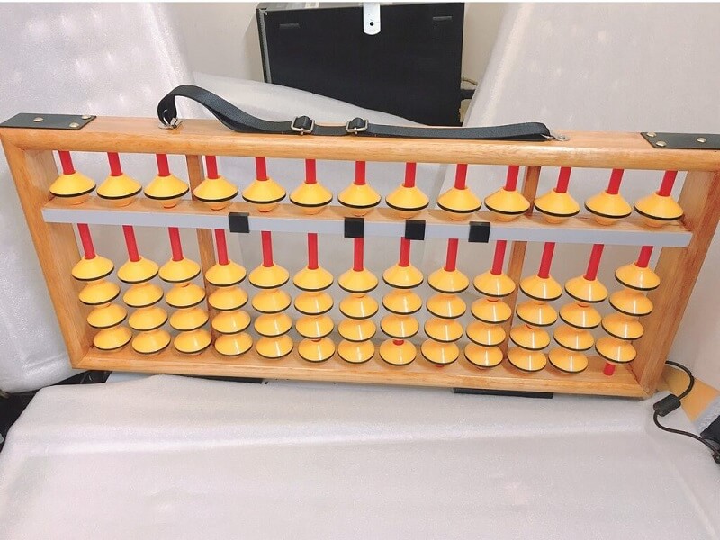 Cấu tạo của bàn tính Soroban