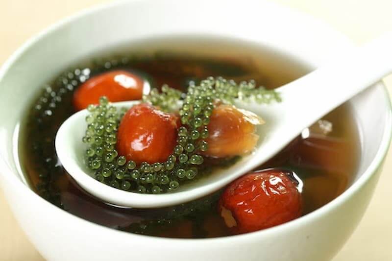 Món chè rong nho hạt sen