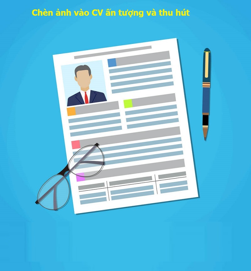 Chèn ảnh vào CV trên điện thoại