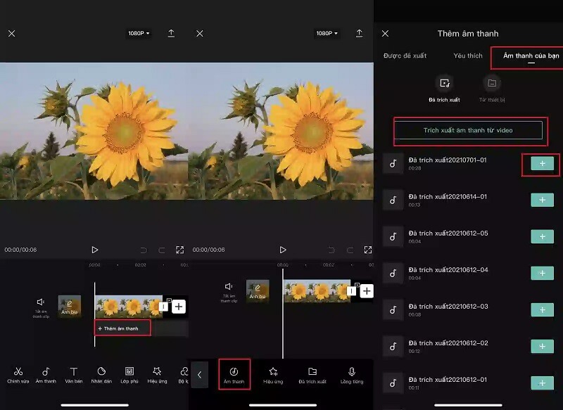 Bạn có nhiều tùy chọn chèn nhạc vào video