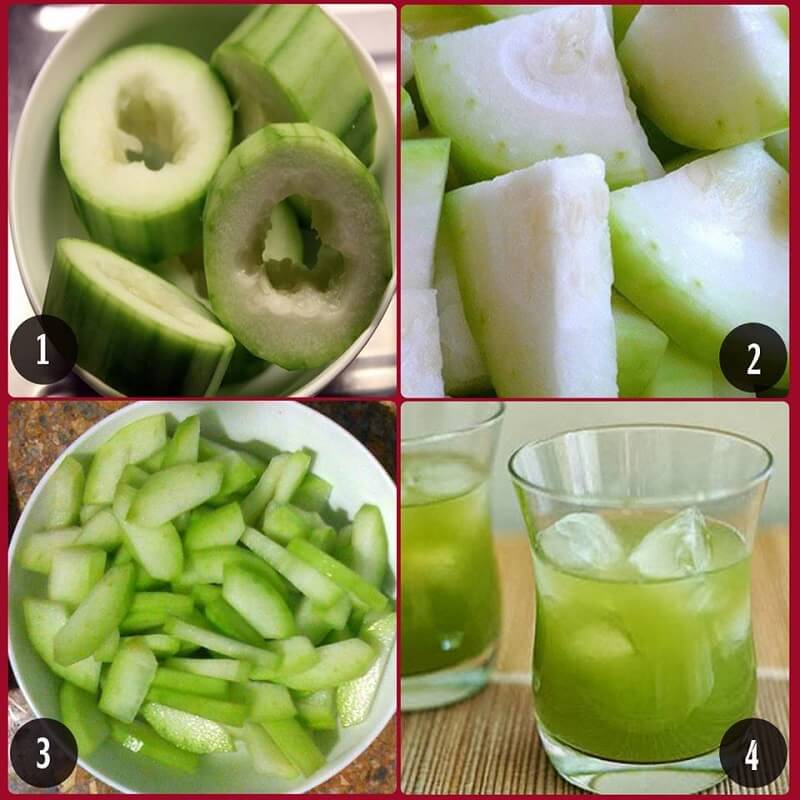 Hãy chuẩn bị sẵn nguyên liệu để làm nước ép bí đao tiện lợi