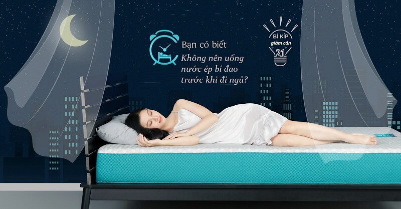 Thời điểm không nên uống nước ép bí đao