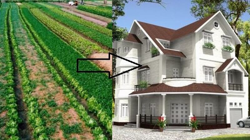 Chuyển đổi mục đích sử dụng đất từ CLN sang mục đích xây dựng nhà ở