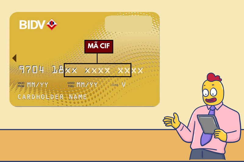 Cấu trúc số CIF của ngân hàng BIDV