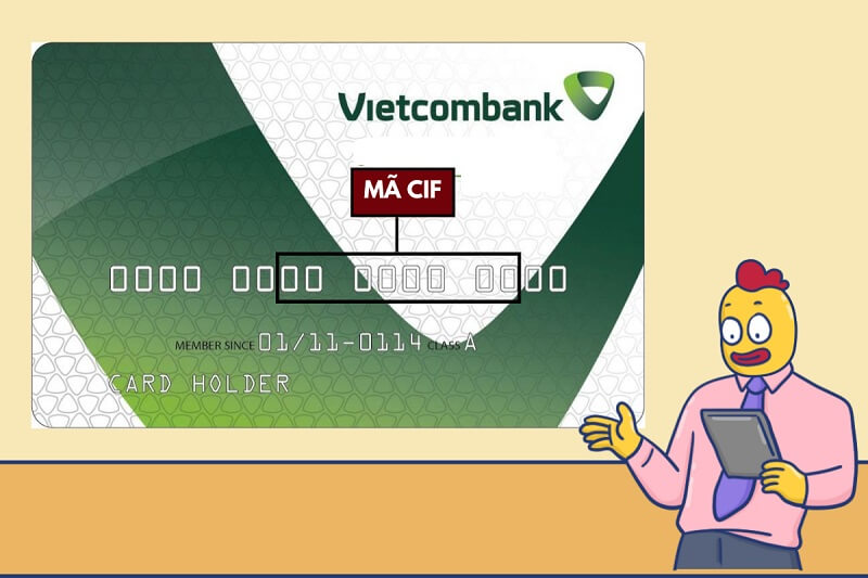 Cấu trúc số CIF của ngân hàng Vietcombank