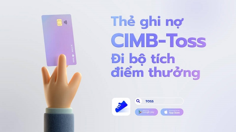 Thẻ Visa CIMB-TOSS