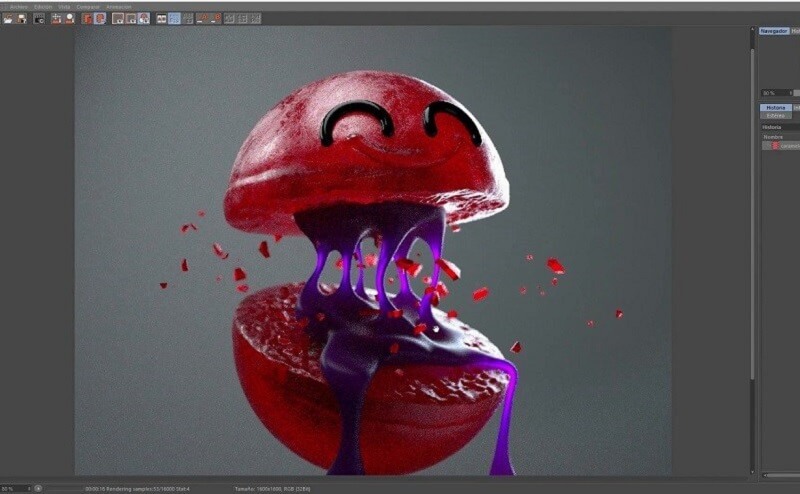 Phần mềm Cinema 4D chuyên về thiết kế bối cảnh và chất liệu