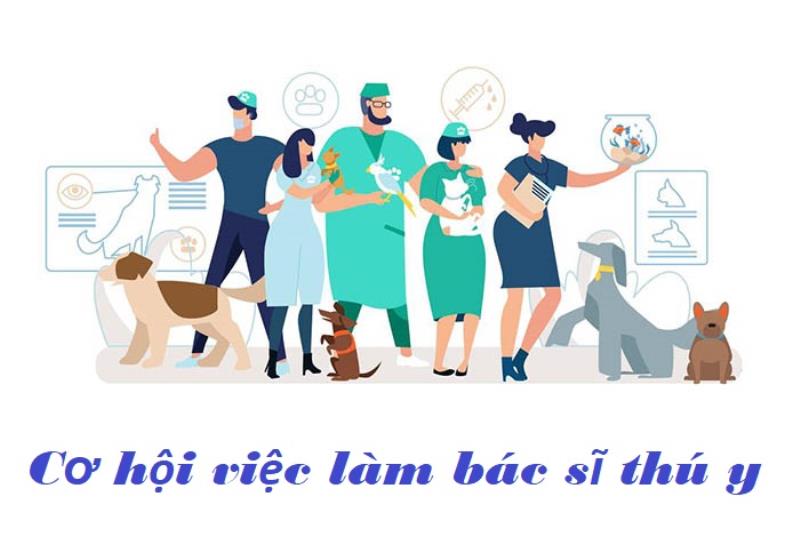 Cơ hội việc làm nghề bác sĩ thú y