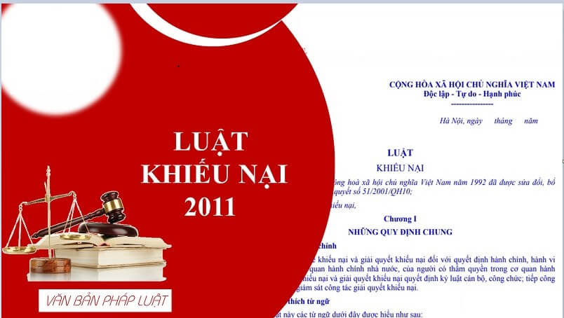 Mẫu đơn khiếu nại chuyện lấn chiếm lối đi được soạn  thế nào?