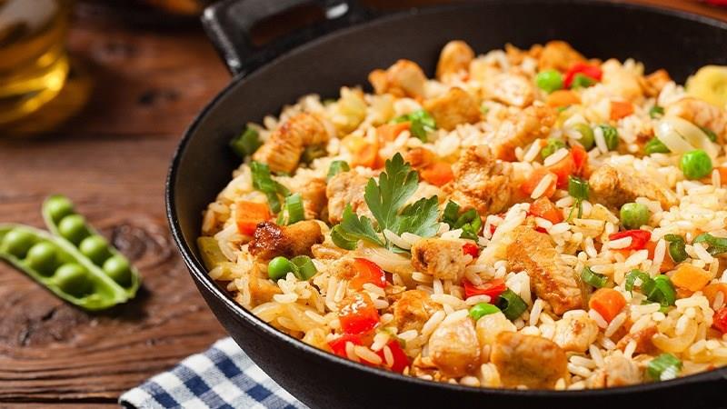 Cơm chiên thanh cua dễ làm và nhiều dinh dưỡng