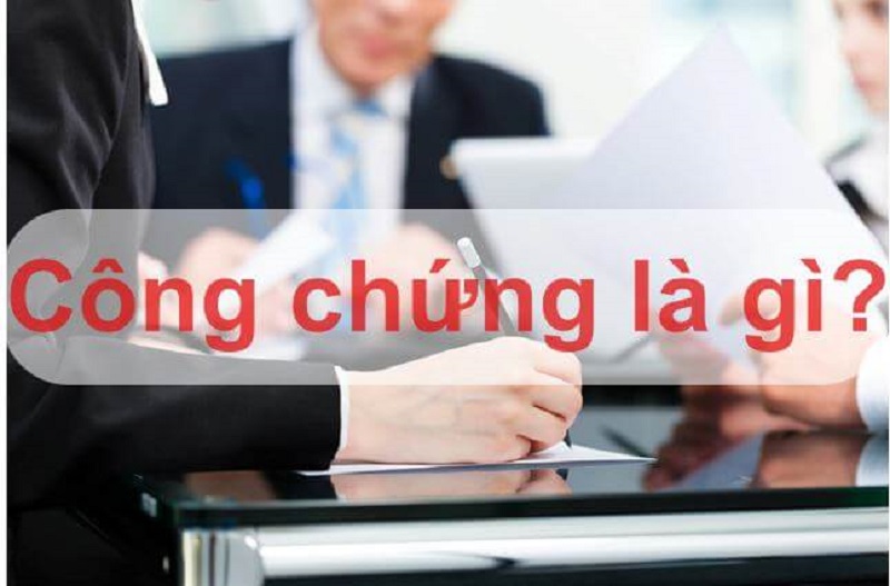 Định nghĩa công chứng 