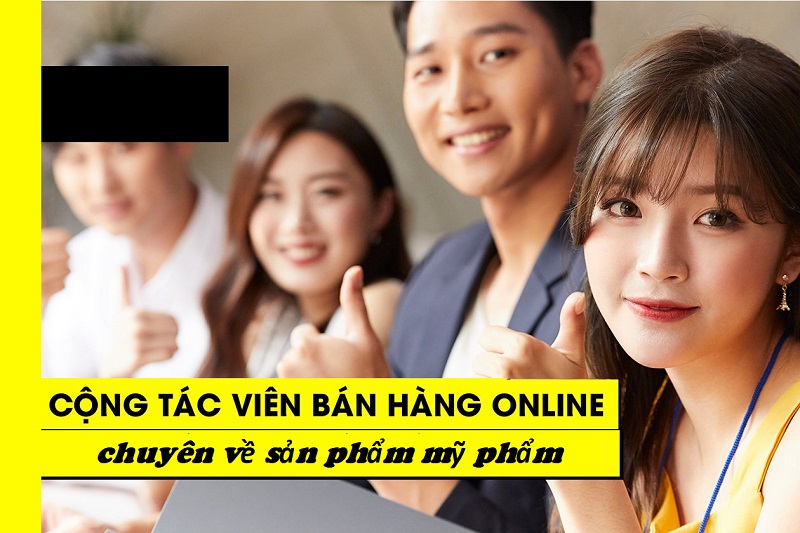 Cộng tác viên bán mỹ phẩm online