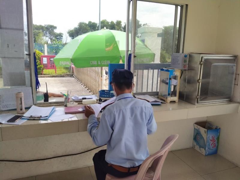 Công việc của bảo vệ thời vụ