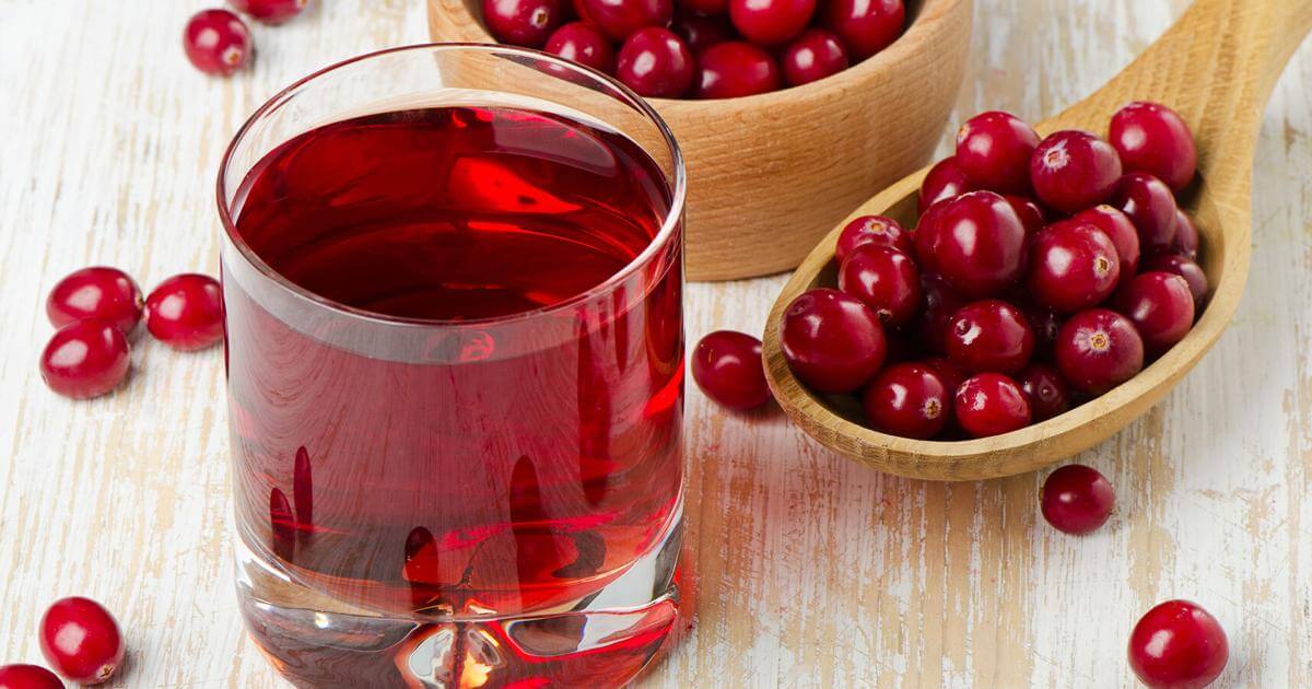 Nước ép trái cây cranberry