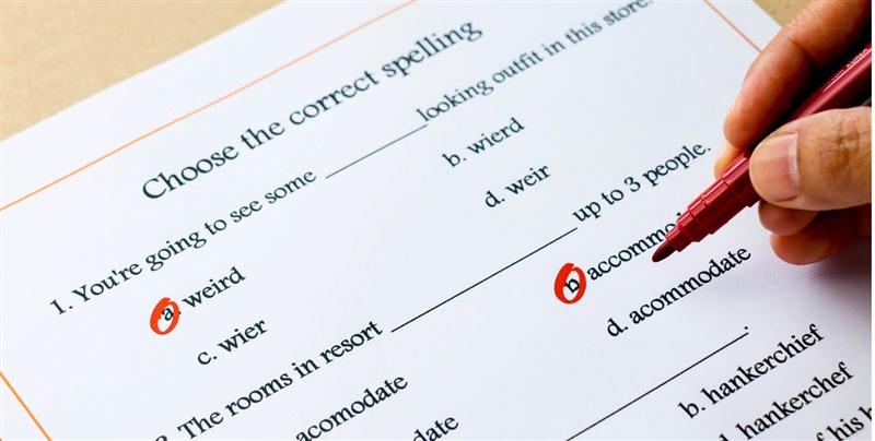 Bài thi tiếng anh