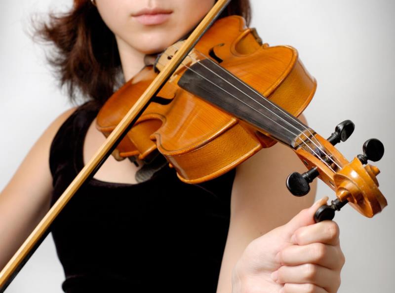 Violin đảm nhận giai điệu chính với âm khu cao nhất