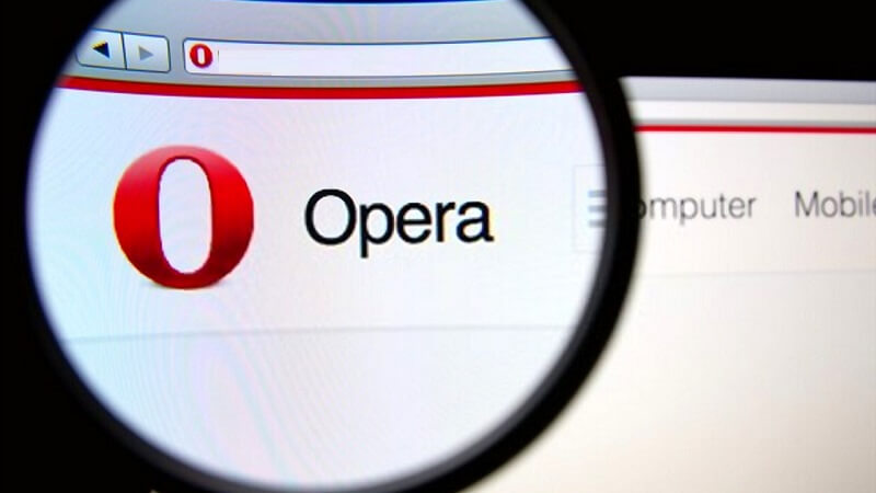 Opera cho phép mở trang web