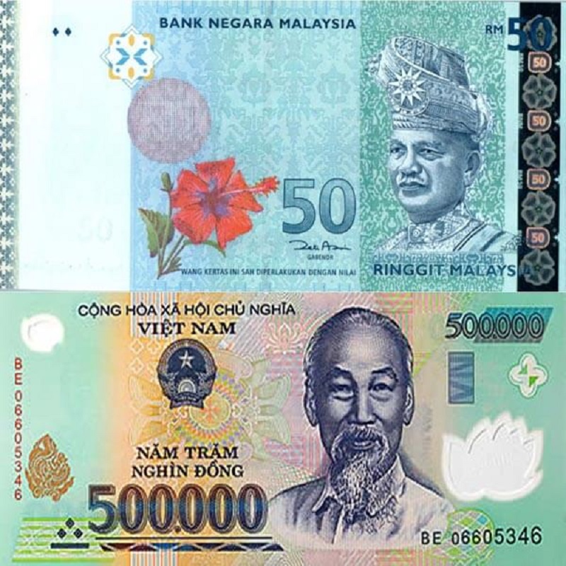 Đổi tiền Việt Nam sang tiền Malaysia 
