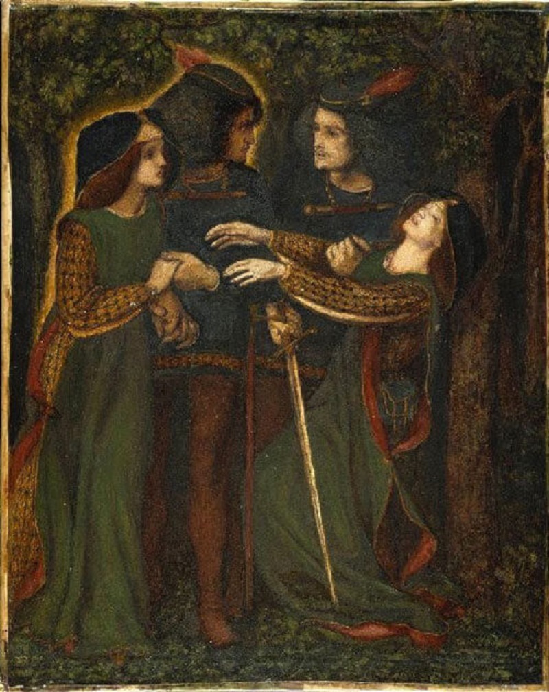 Bức tranh màu nước về hiện tượng song trùng