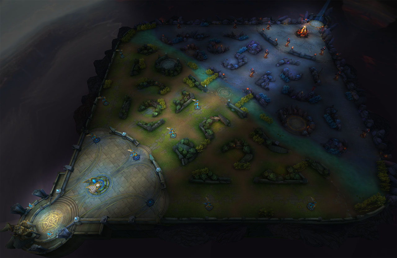 Đường mid liên quân là gì