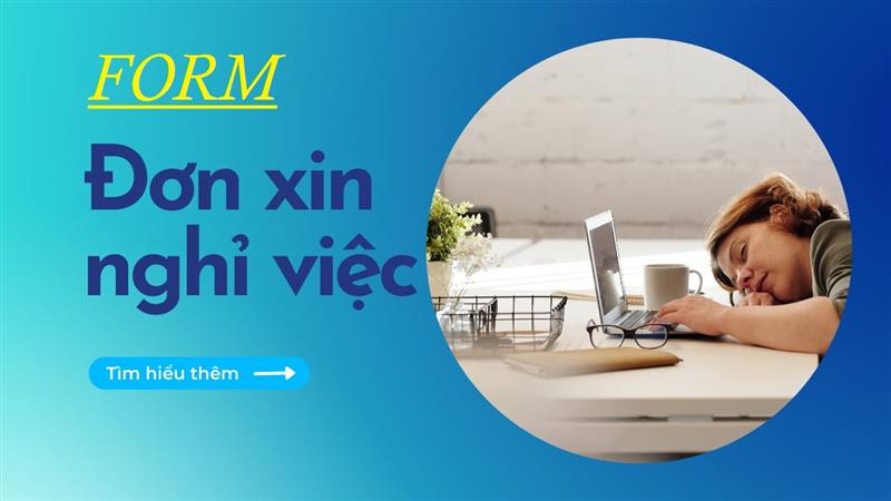 Mẫu form đơn xin việc nghỉ chuẩn
