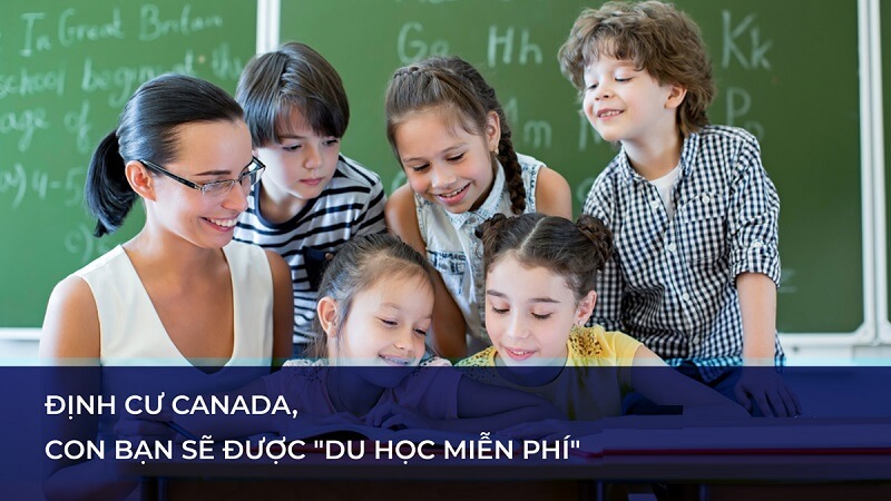 Gi áo dục tại Canada miễn phí cho bậc tiểu học và trung học
