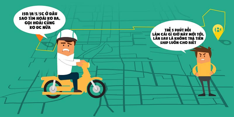 Giao hàng chậm trễ có thể nhận về những phản hồi không tích cực