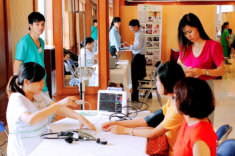 Khám sức khỏe trong giấy khám sức khỏe A3