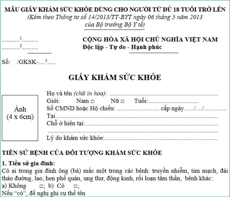 Giấy khám sức khỏe kết hôn với người nước ngoài cần yêu cầu gì
