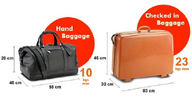 Quy định về kích thước và cân nặng