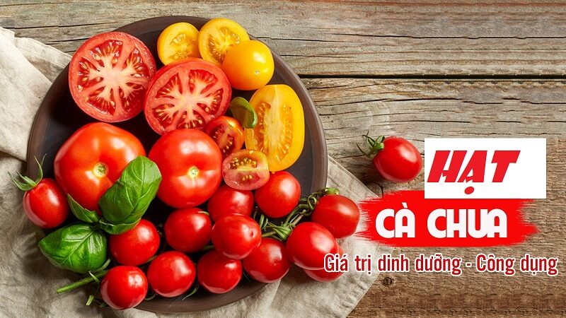 Hạt cà chua cũng chứa nhiều giá trị dinh dưỡng