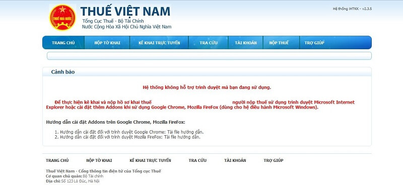 Nộp báo cáo kiểm toán qua mạng trên hệ thống iHTKK