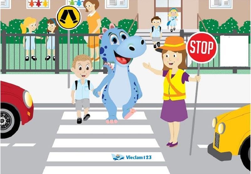 Hình ảnh về hướng dẫn thực hiện an toàn giao thông học đường