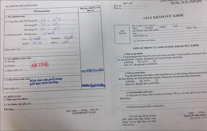 Hồ sơ cần chuẩn bị làm giấy khám sức khỏe cho người dưới 18 tuổi