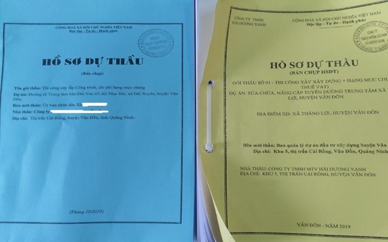 Hồ sơ dự thầu cần đủ thông tin