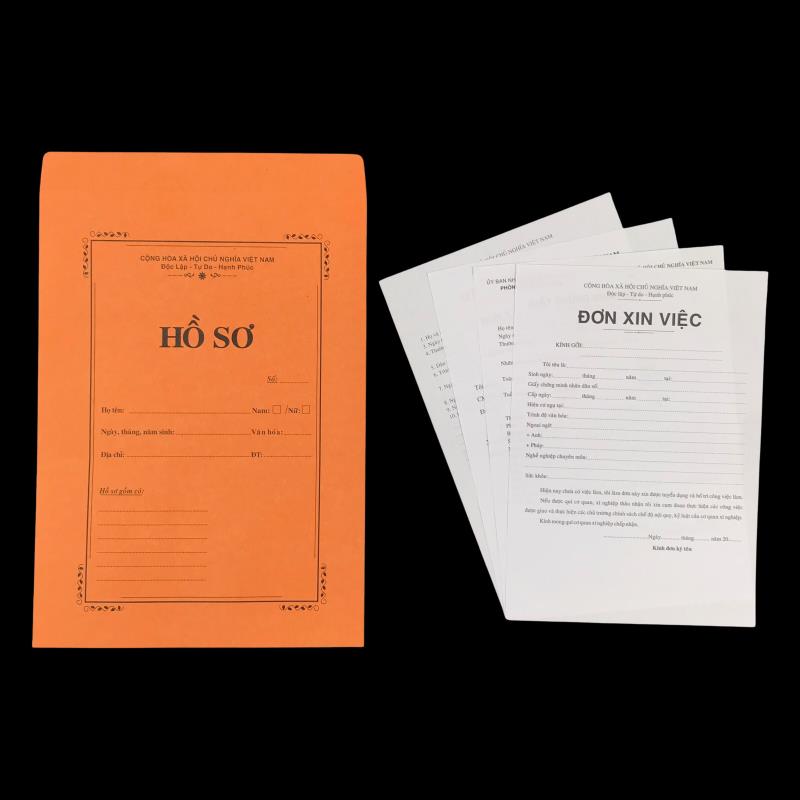 Những giấy tờ trong hồ sơ xin việc Agribank