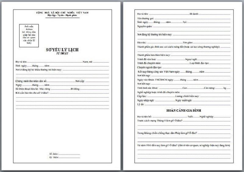 Chuẩn bị ảnh thẻ đính kèm trong hồ sơ