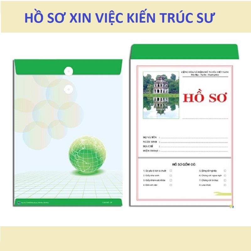Hồ sơ xin việc kiến trúc sư
